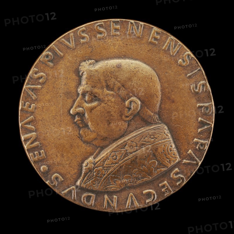 Pius II (Aeneas Silvius Piccolomini, 1405-1464), Pope 1458 [obverse].