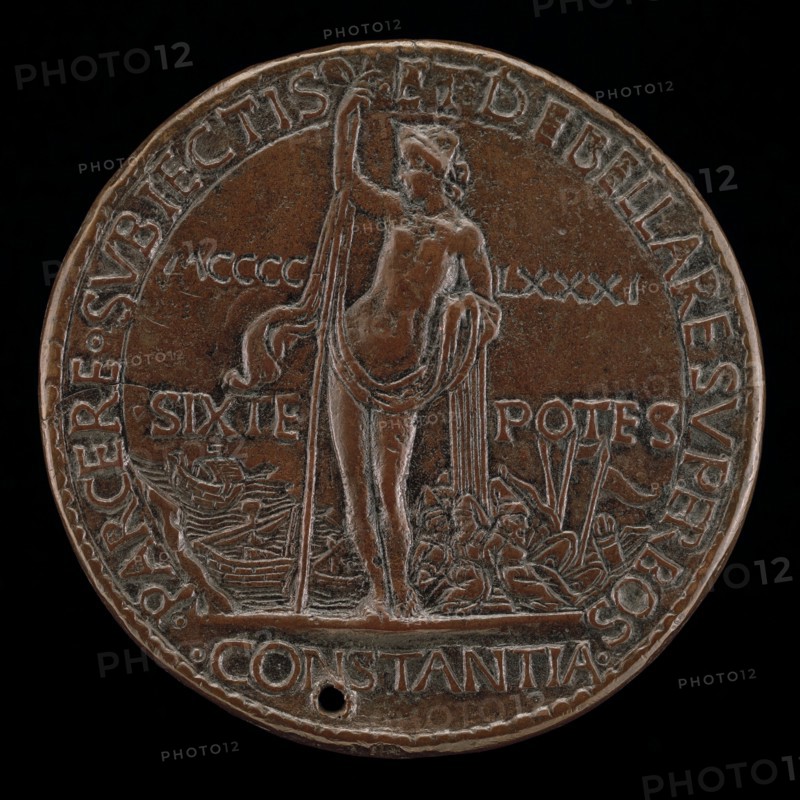 Constancy with Turkish Captives [reverse], 1481.