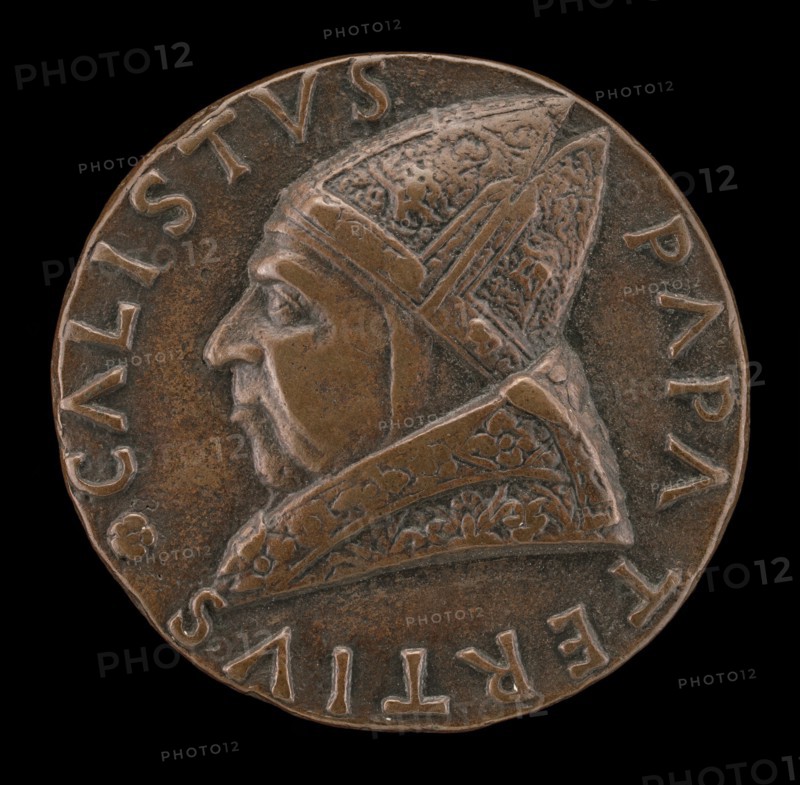 Callistus III (Alfonso de Borja, 1378-1458), Pope 1455 [obverse].
