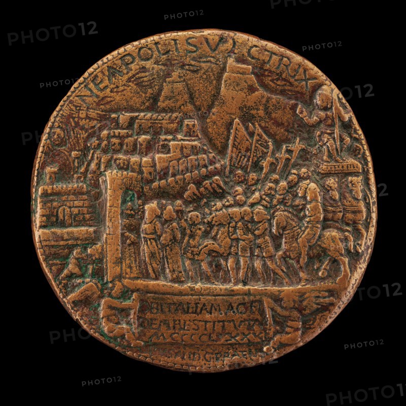 Alfonso's Triumphal Entry into Naples [reverse], 1481.