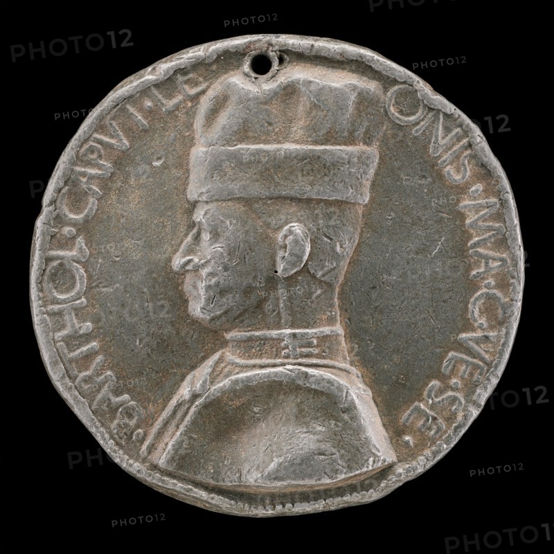 Bartolommeo Colleone of Bergamo, 1400-1475, Condottiere [obverse], 1454 or after.