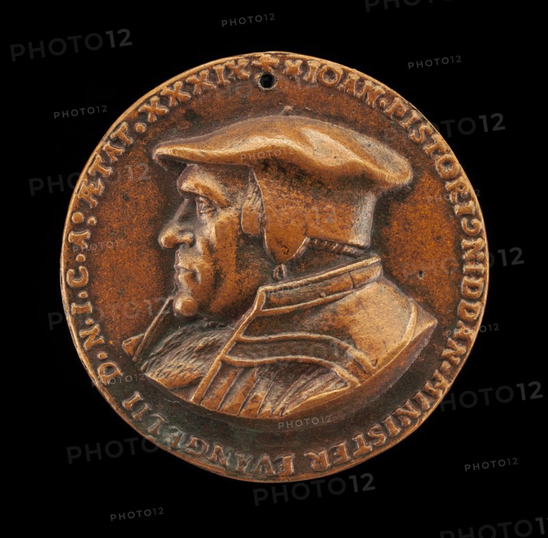 Johannes Pistorius,1504-1583, Theologian [obverse], 1543.