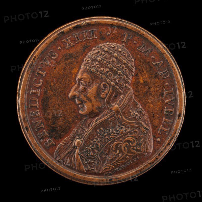 Benedict XIII (Piero Francesco Orsini, 1649-1730), Pope 1724 [obverse], 1724.