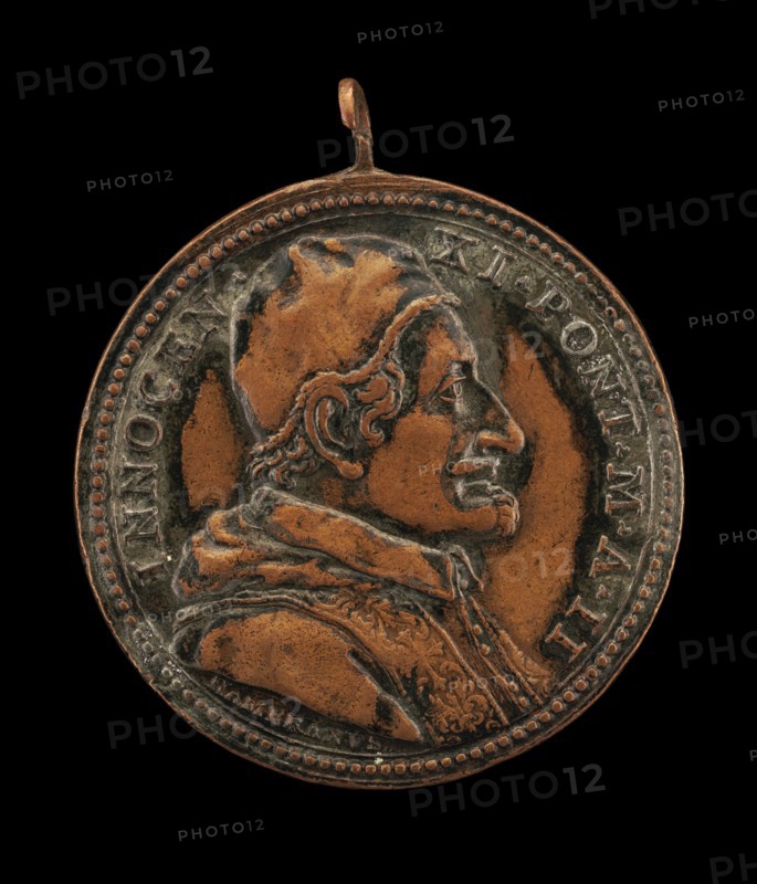 Innocent XI (Benedetto Odescalchi, 1611-1689), Pope 1676 [obverse], 1678.