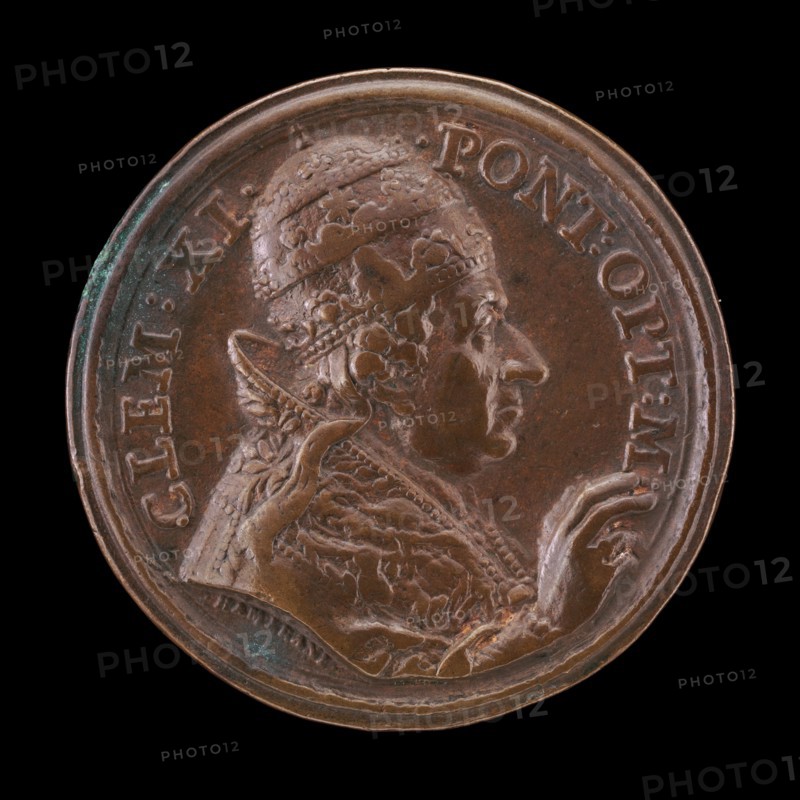 Clement XI (Giovanni Francesco Albani, 1649-1721), Pope 1700 [obverse], 1704.