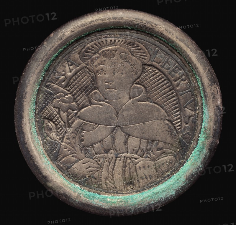 Half Figure of a Monk.