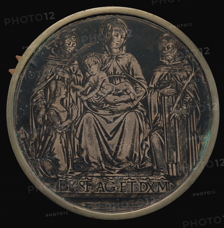 Virgin and Child with Two Martyrs and Donor.