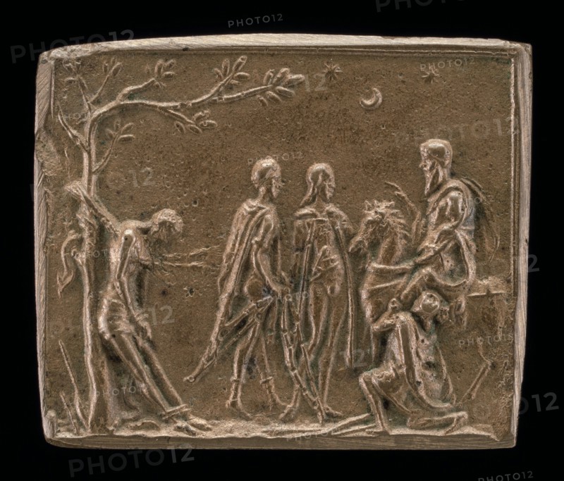 The Three Sons with their Father's Corpse, late 15th - early 16th century.