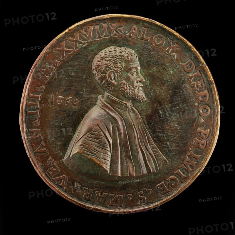 Alvise Diedo, 1539-1603, Scholar and Poet, Primicerius of Saint Mark's 1563 [reverse], 1566.