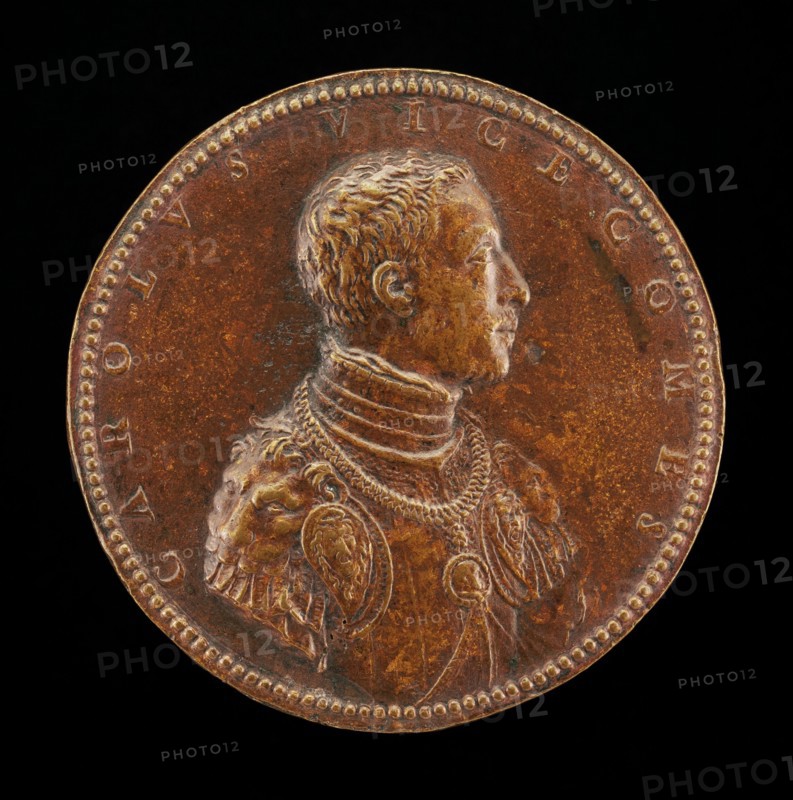 Carlo Visconti, 1523-1565, Cardinal 1565 [obverse], 16th century.