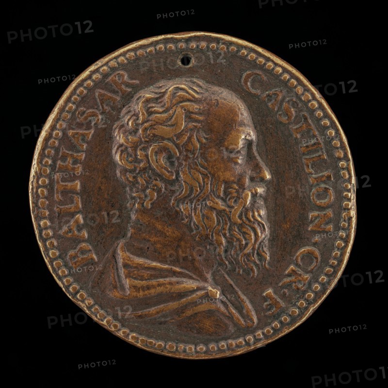 Baldassare Castiglione, 1478-1529, Author of "The Courtier" [obverse], c. 1518.