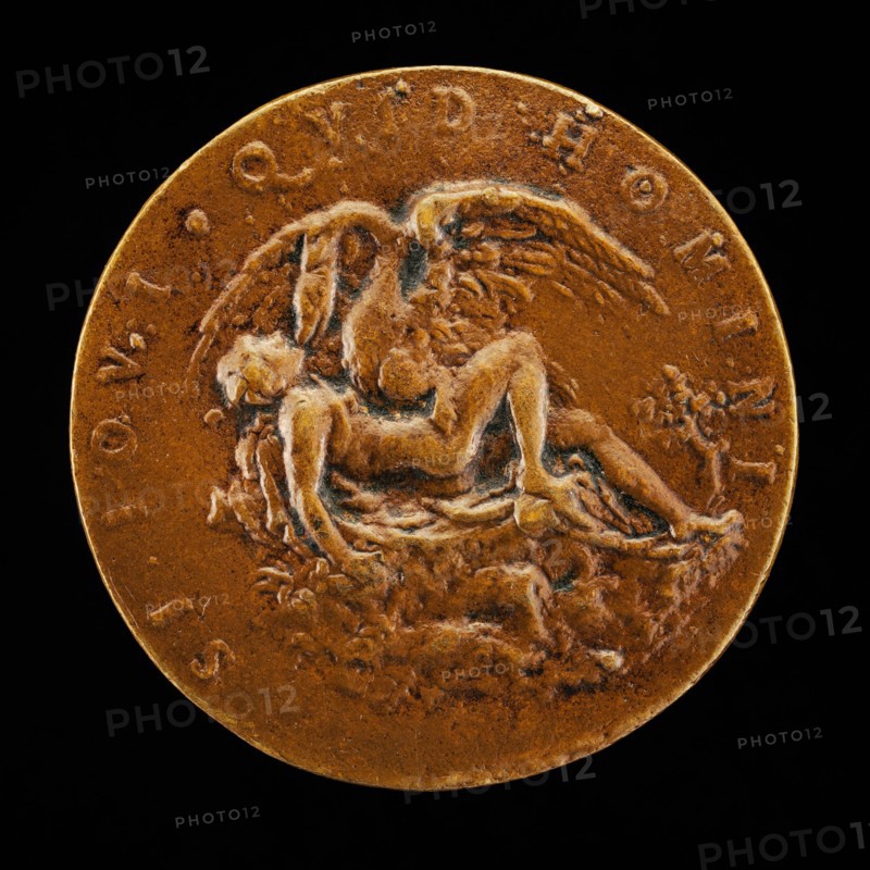 Leda and the Swan [reverse], 16th century.