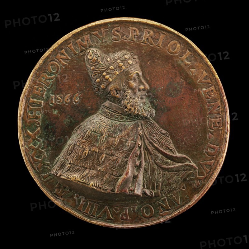 Girolamo Priuli, 1486-1567, Doge of Venice 1559 [obverse], 1566.