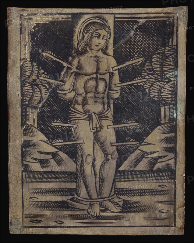 Saint Sebastian.