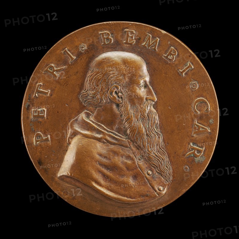 Pietro Bembo, 1470-1547, Cardinal 1538, Venetian Philologist, Poet and Belletrist [obv], 1537/1547. Creator: Benvenuto Cellini.