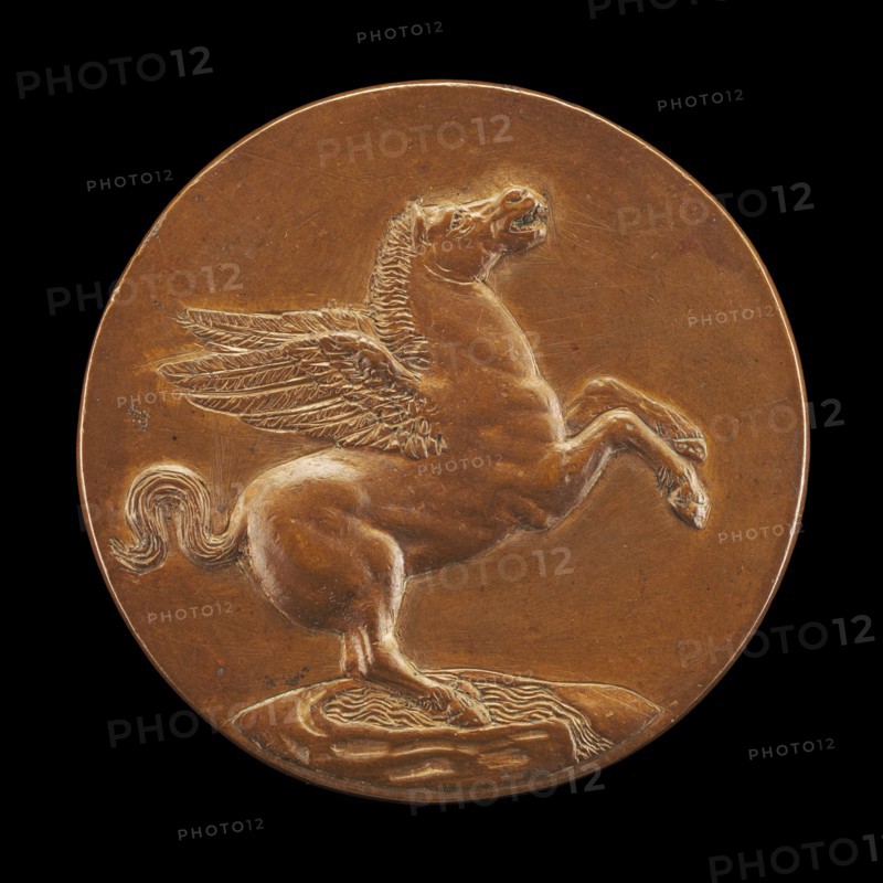 Pegasus on the Fountain Hippocrene [reverse], 1537/1547. Attributed to Benvenuto Cellini.