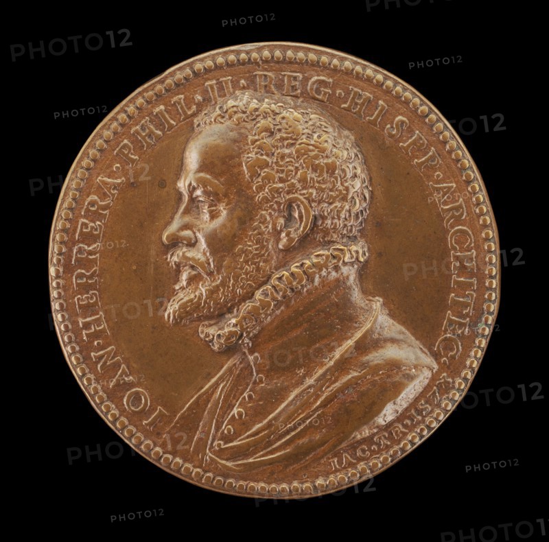 Juan de Herrera, c. 1530-1597, Architect of the Escorial [obverse], 1578.