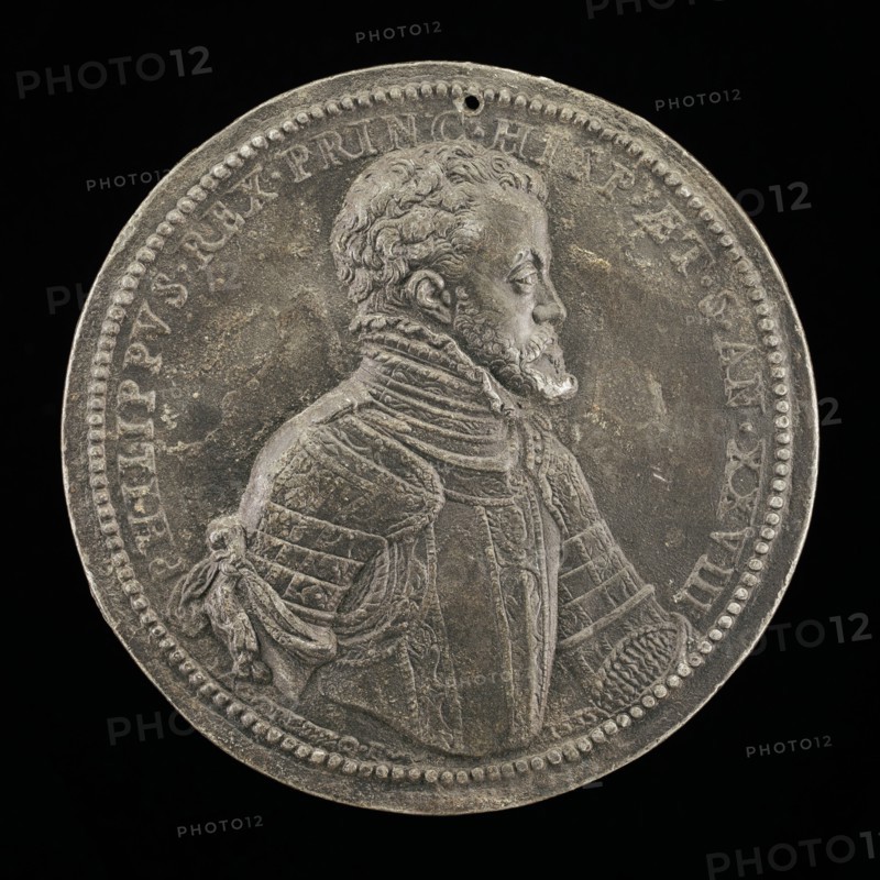 Philip II, 1527-1598, King of Spain 1556, 1555.