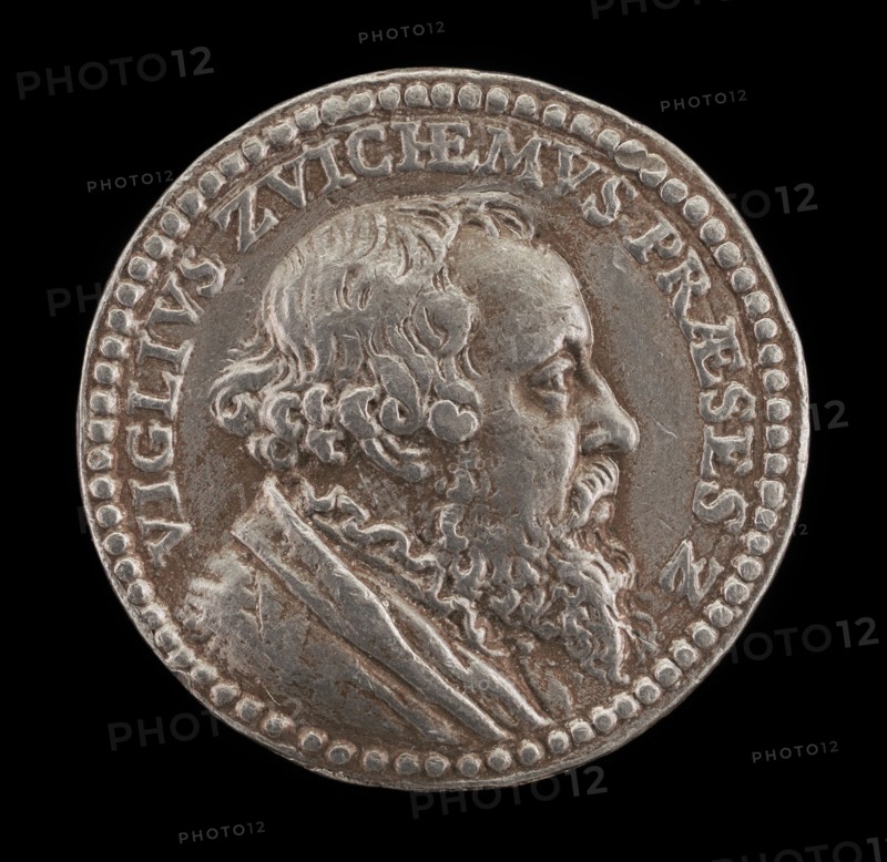 Viglius van Aytta of Zuichem, 1507-1577, Lawyer and Humanist [obverse].