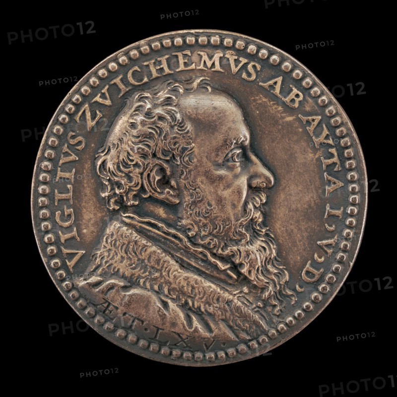 Viglius van Aytta of Zuichem, 1507-1577, Lawyer and Humanist [obverse], 1571.