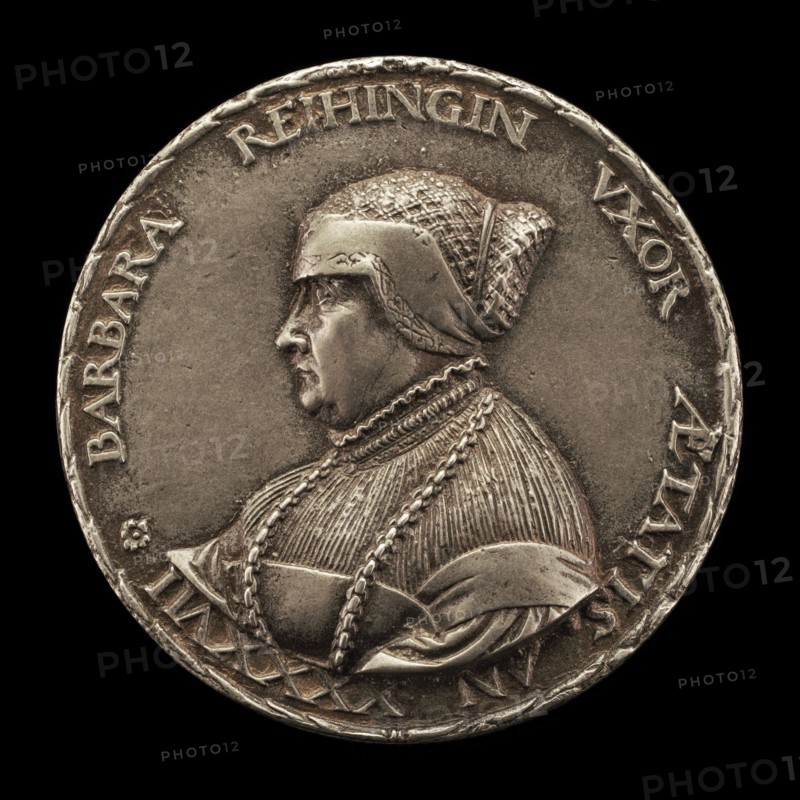 Barbara Reihing, 1491-1566, Wife of Georg Hermann 1512 [obverse], 1538.