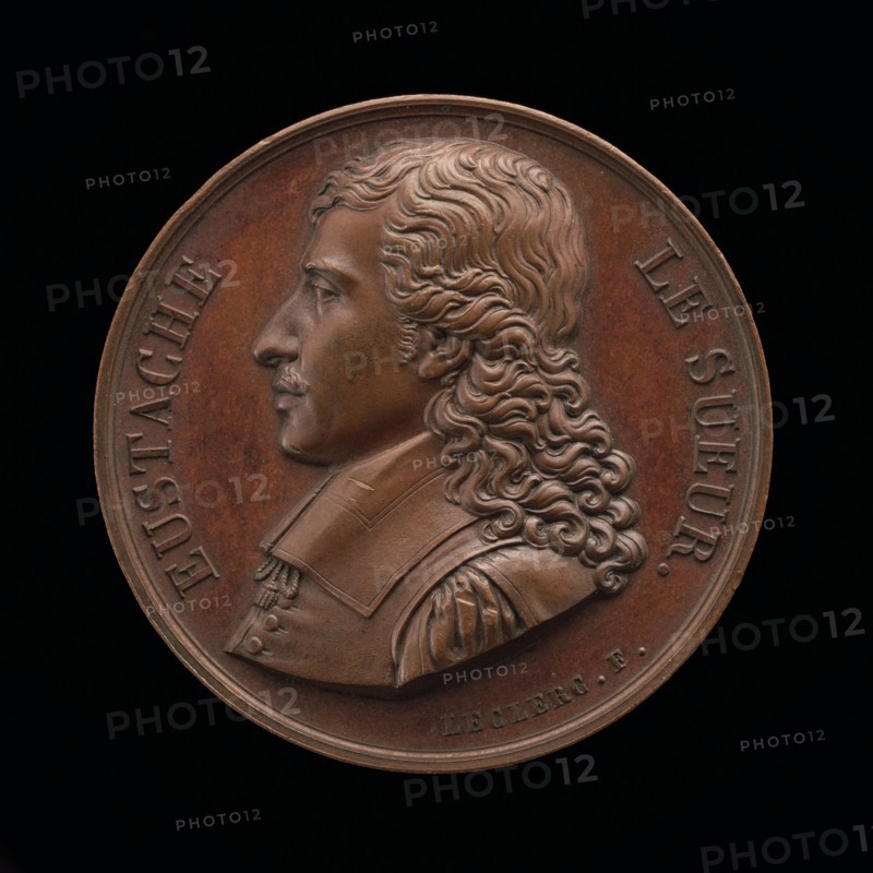Eustache Le Sueur, 1617-1655, Painter [obverse], 1828.