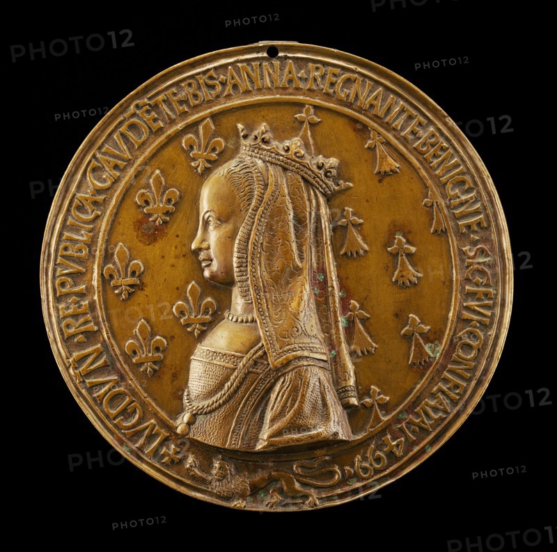Anne of Brittany, 1477-1514, Wife of Louis XII 1498 [reverse], 1499/1500.