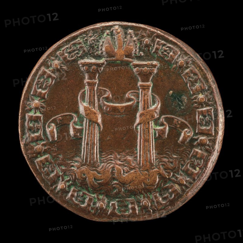 The Pillars of Hercules [reverse], 1553.