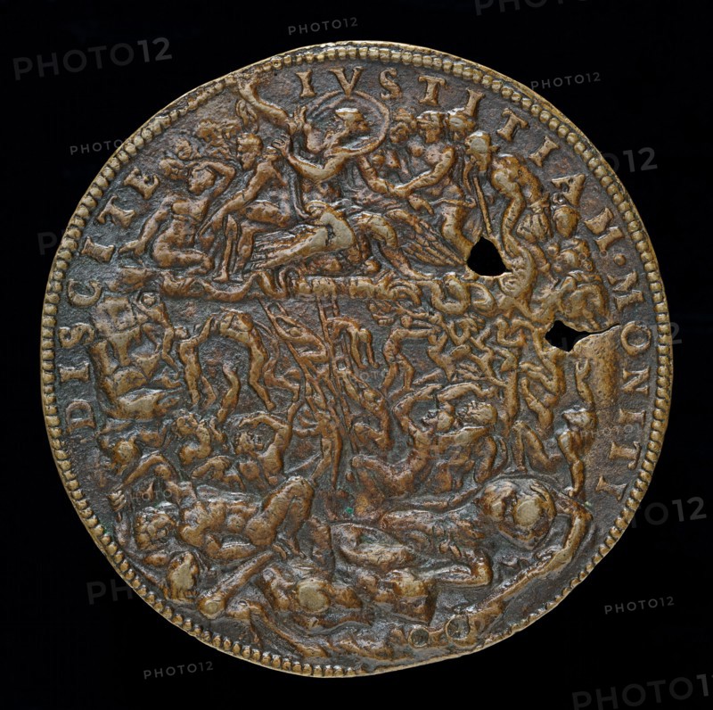 Jupiter Thundering against the Giants [reverse], 1547 or after.