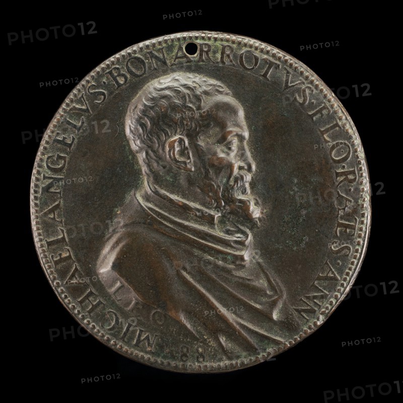 Michelangelo Buonarroti, 1475-1564, Florentine Artist [obverse], c. 1561.