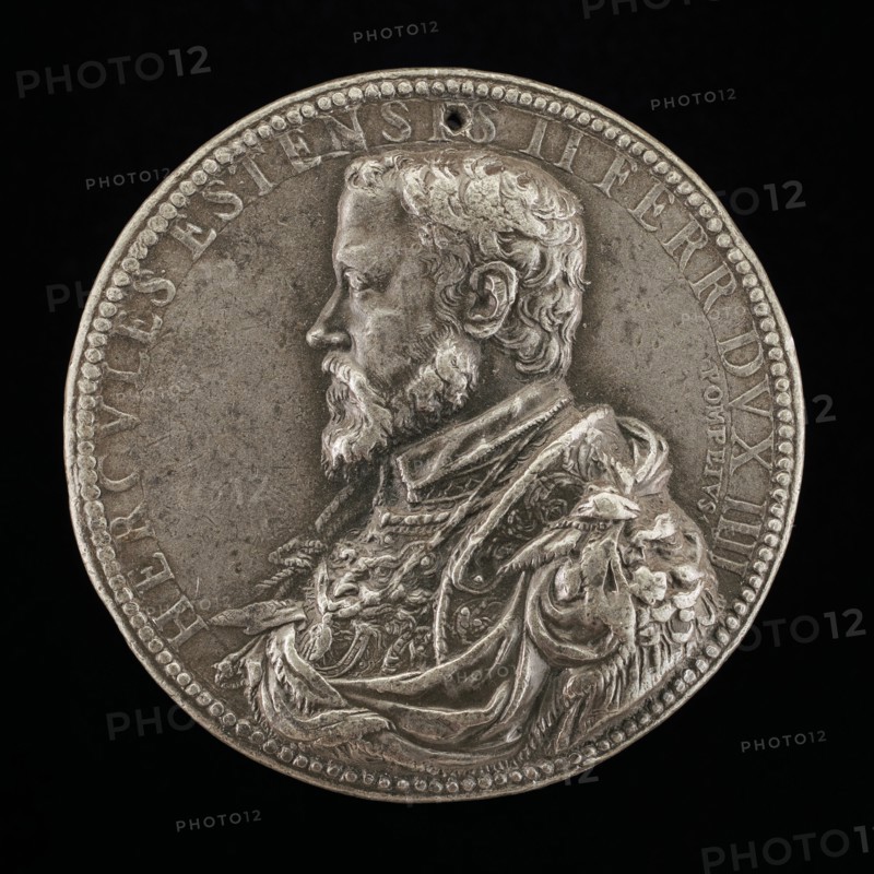 Ercole II d'Este, 1508-1559, 4th Duke of Ferrara 1534 [obverse], 1554.