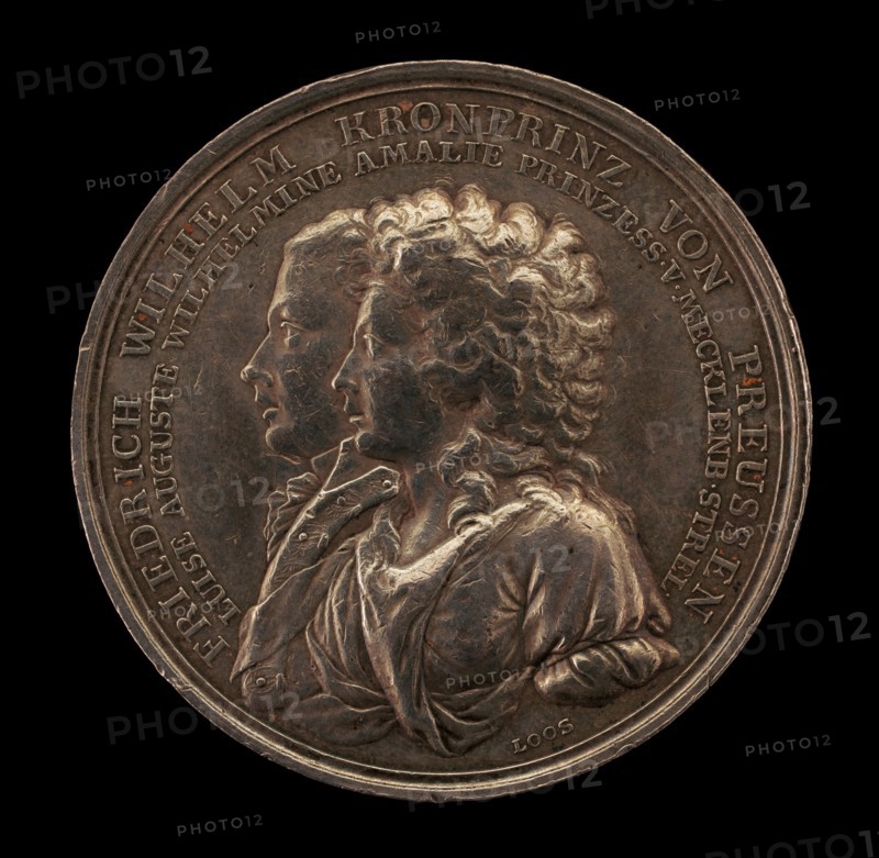 Marriage Medal of Crown Prince Frederick William of Prussia and Princess Louise Augusta of Mecklenburg-Strelitz [obverse], 1793.