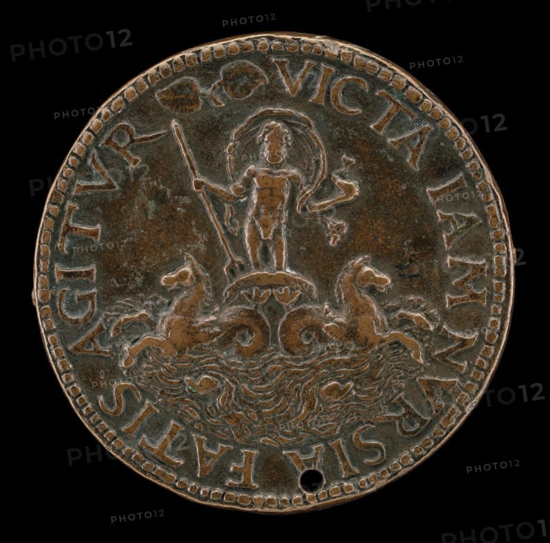 Neptune in a Sea-Car [reverse].