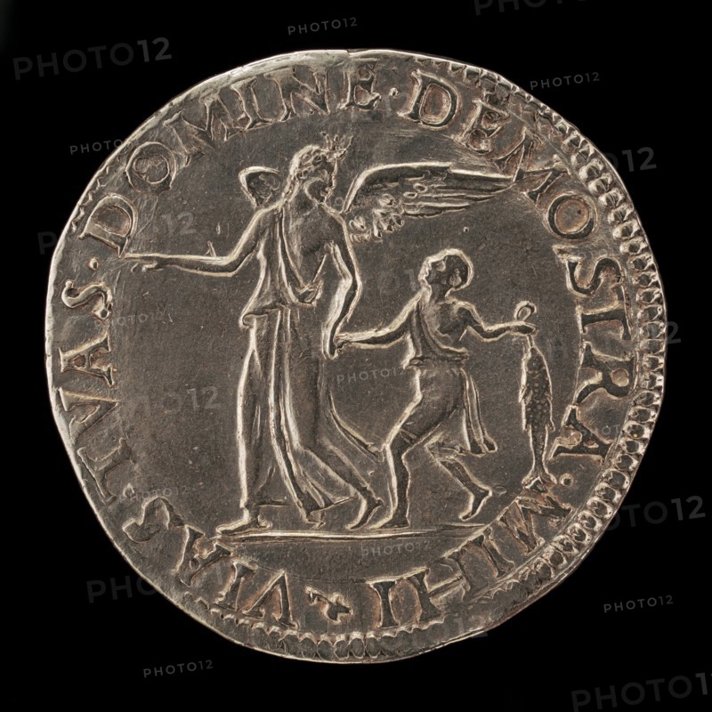 Tobias Guided by the Angel [reverse], 16th century.