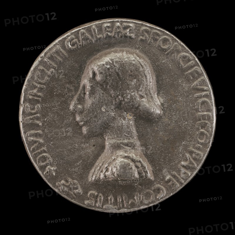 Galeazzo Maria Sforza, 1444-1476, Count of Pavia [obverse].