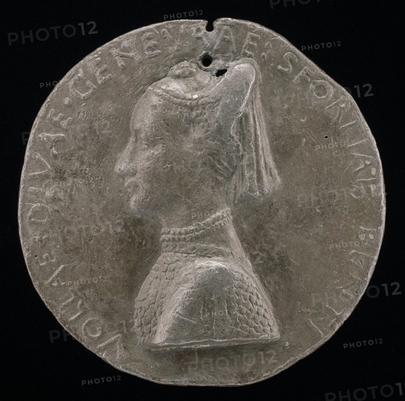 Ginevra Sforza, 1442-1507, Wife of GIovanni II Bentivoglio 1464, c. 1464.