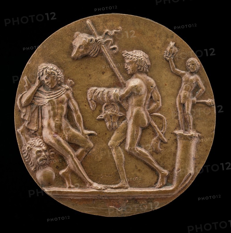 Hercules (?) with Bacchic Figures, second half 15th century.