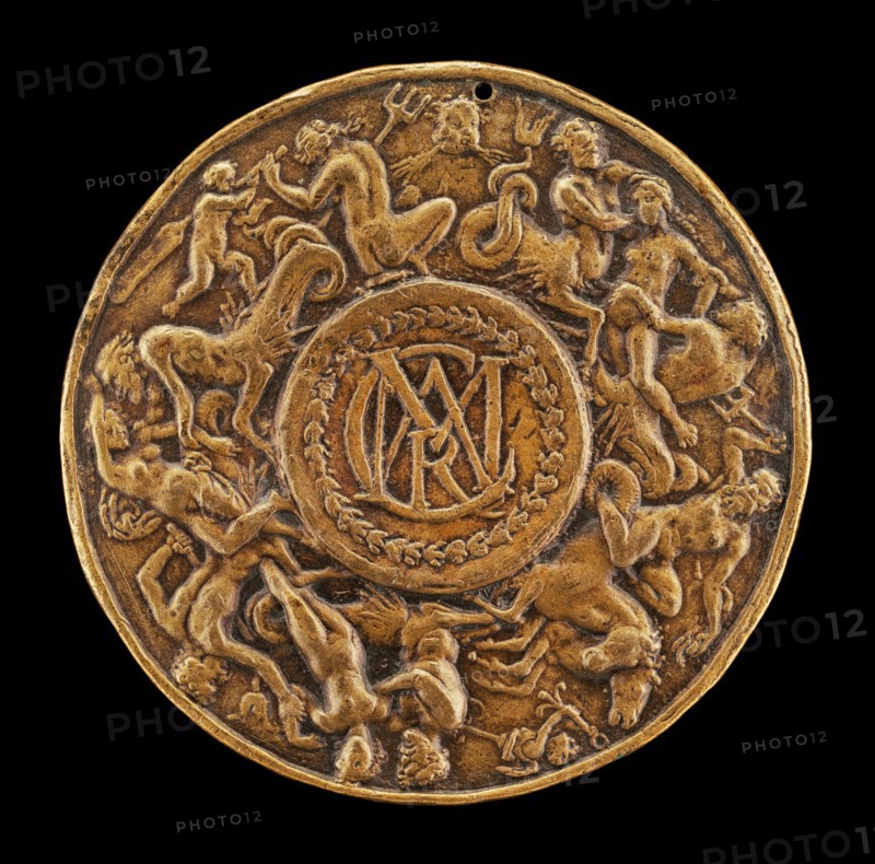 Frieze of Tritons and Nereids [reverse]. Attributed to Master IO.F.F.