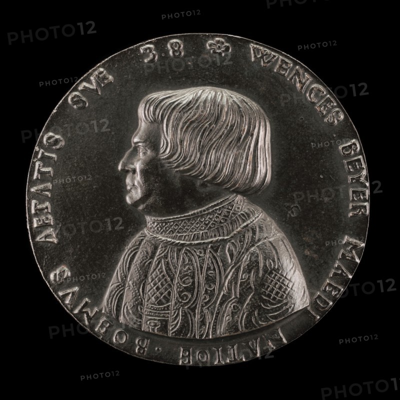 Václav Payer (Wenceslaus Beyer), 1488-1537, State Physician of Bohemia [obverse], 1526.