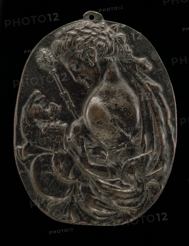 A Bacchante, late 15th or early 16th century.