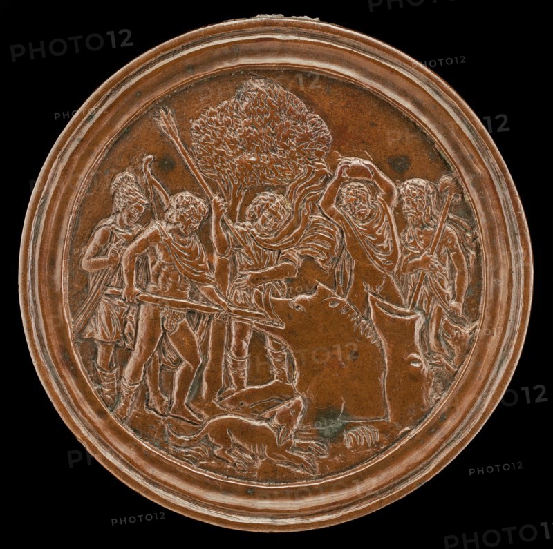 Meleager Hunting the Calydonian Boar, fourth quarter 15th century.