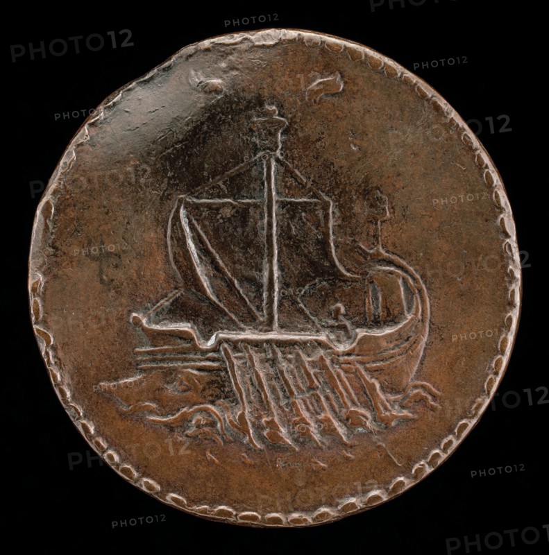 Galley in Full Sail [reverse], c. 1510.