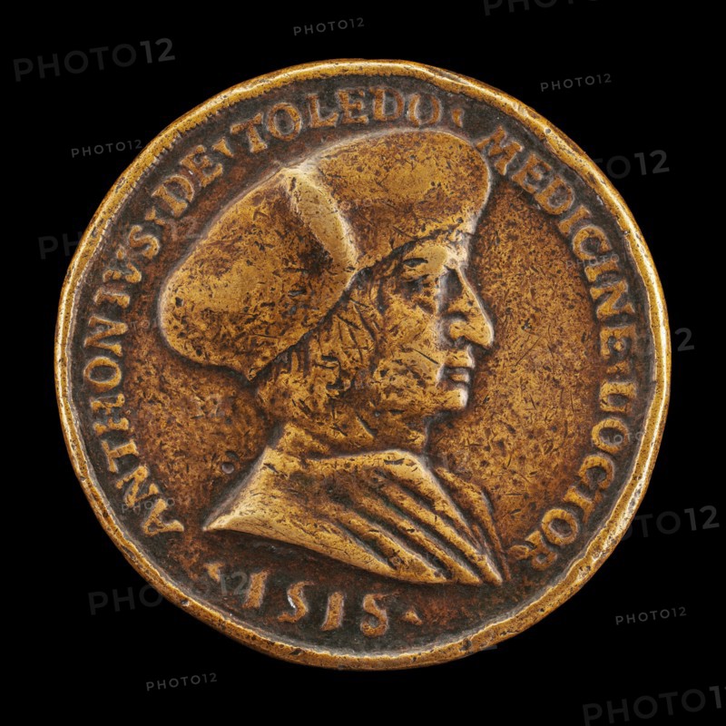 Antonio Gonzalo de Toledo, c. 1480/1483-1524, Physician at Lyon [obverse], 1518.