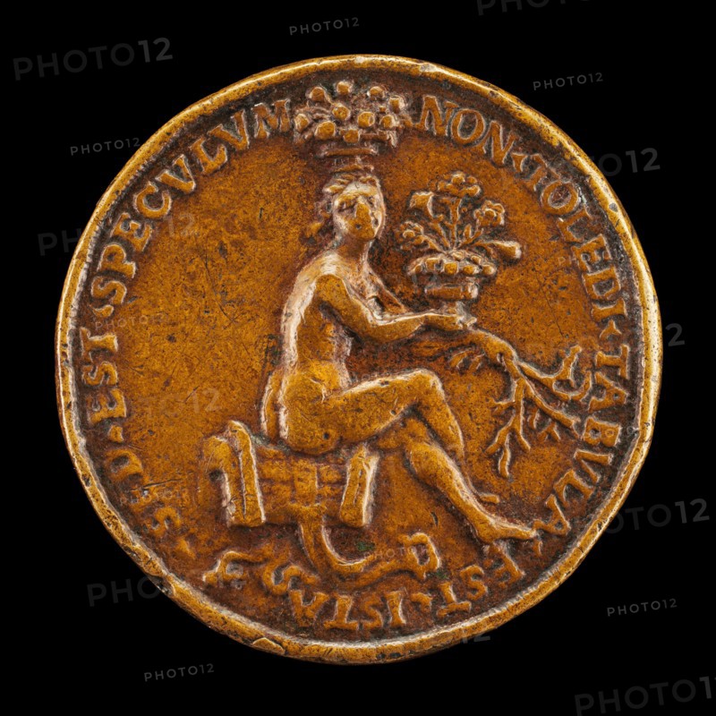 Woman Sitting on a Saddle [reverse], 1518.