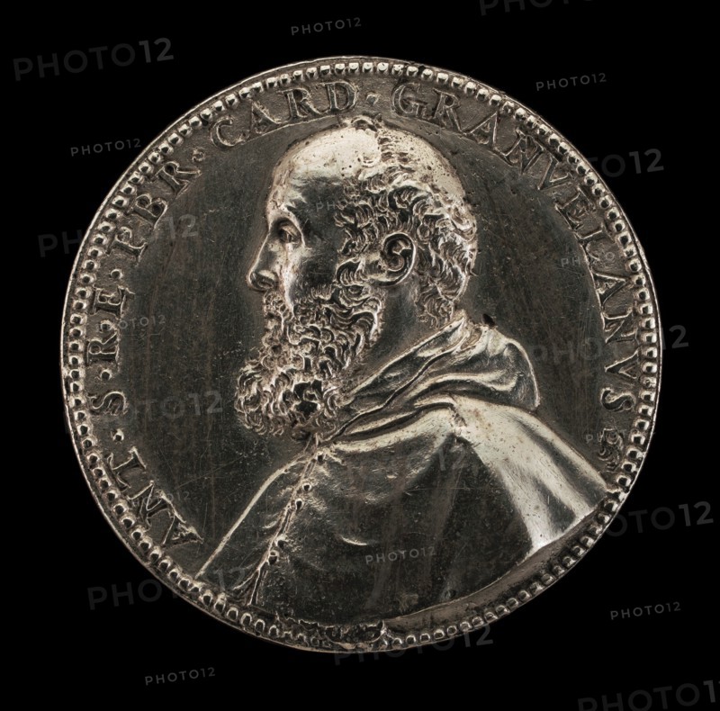 Antoine Perrenot, Cardinal Granvelle, 1517-1586, Bishop of Arras 1540, Cardinal 1561 [obverse].