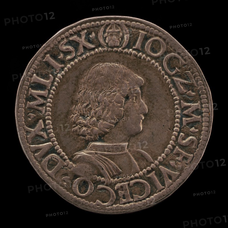 Giangaleazzo Maria Sforza, 1469-1494, 6th Duke of Milan 1476 (obverse), 1481/1494.