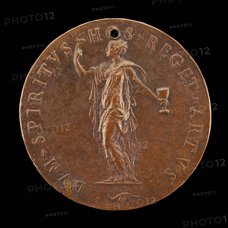Faith Pointing to Heaven [reverse], mid 16th century.