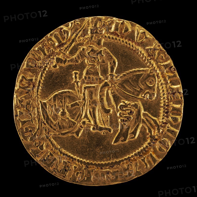 Francesco in Armor on Horseback, Wielding Sword [reverse], 16th century.