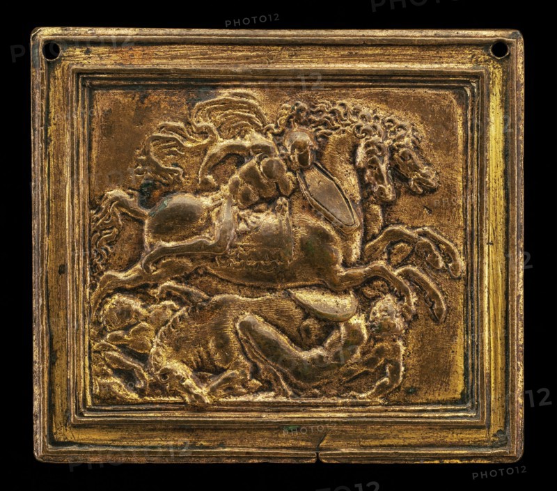 Battle Scene, in a Rectangular Frame, 1505/1510.