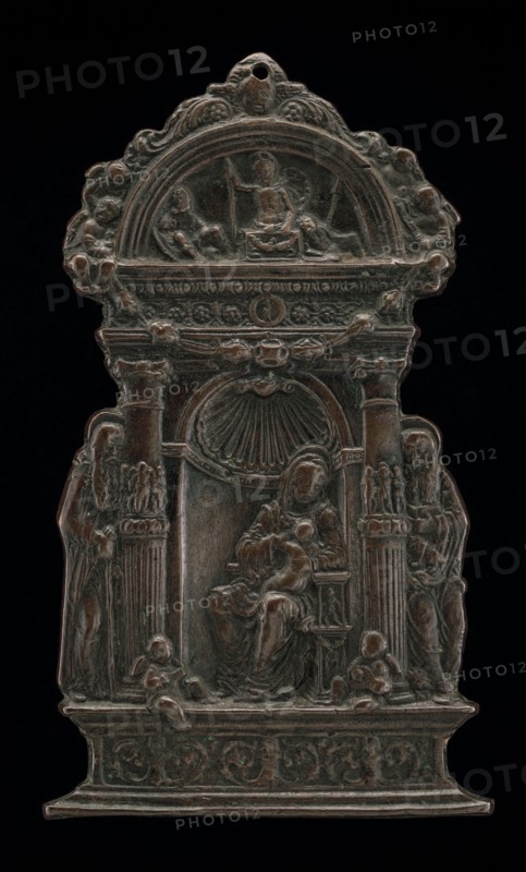 Madonna and Child Enthroned with Saint Anthony Abbot and Saint Jerome, 1490.